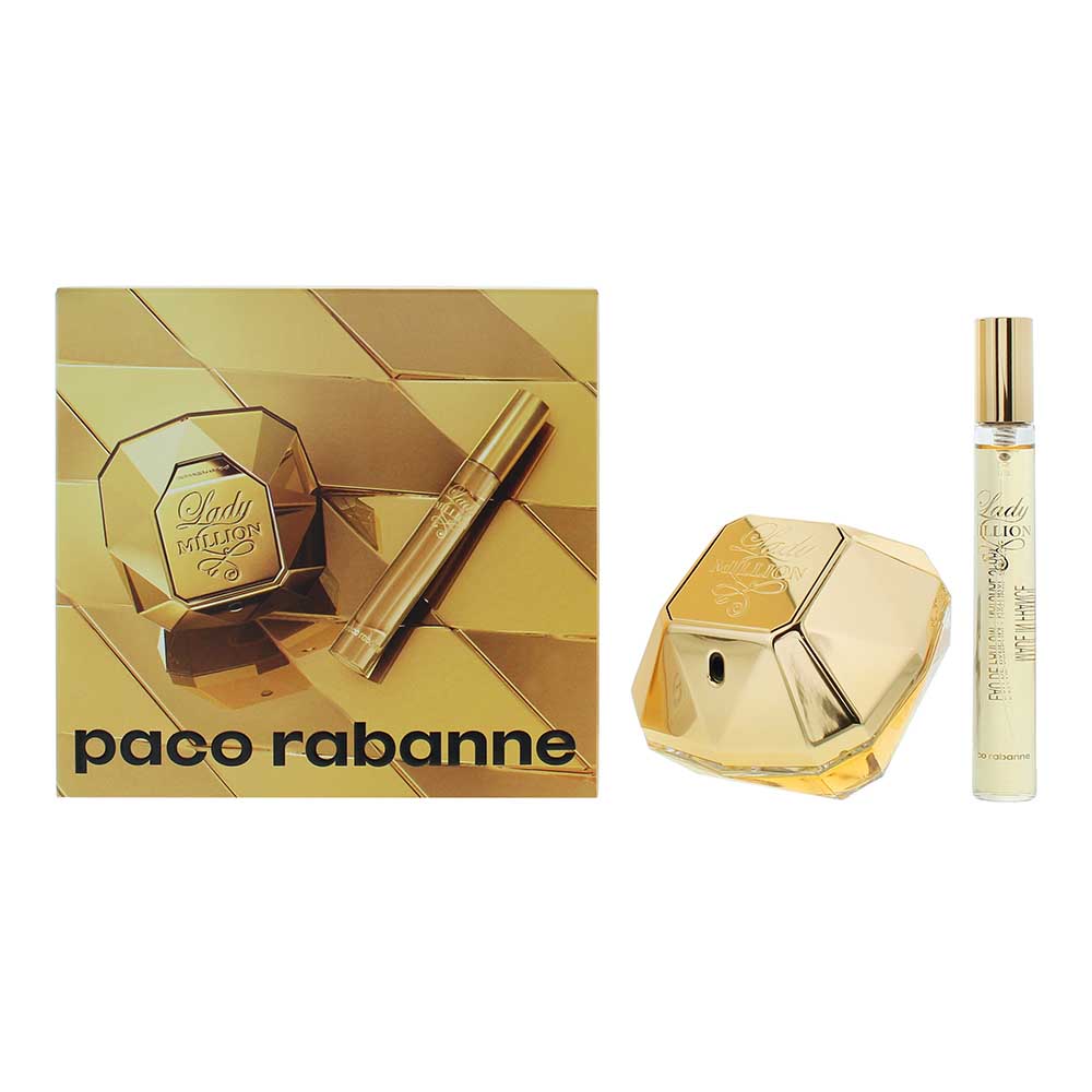 Paco Rabanne Lady Million 2 Piece Gift Set: Eau de Parfum 50ml - Eau de Parfum 1