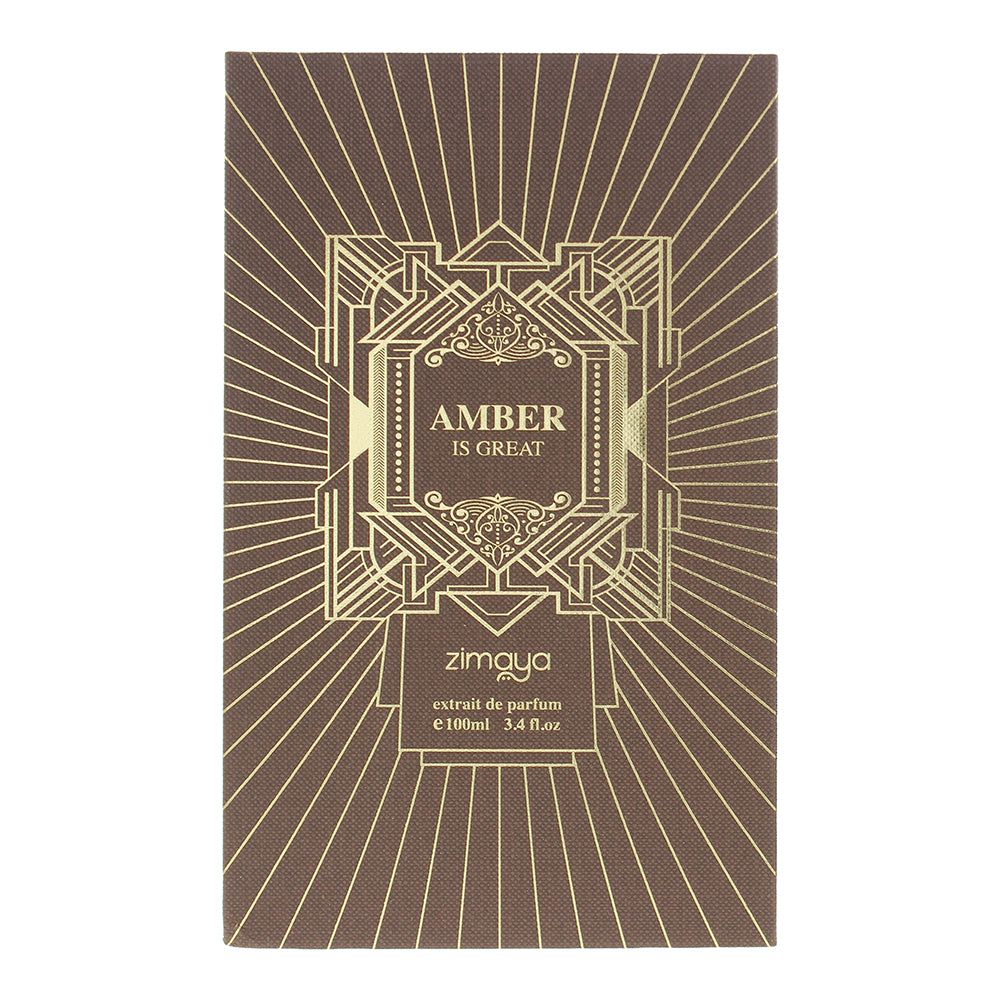 Zimaya Amber Is Great Extrait de Parfum 100ml - Box
