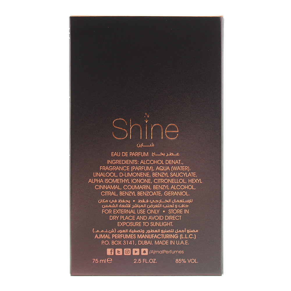 Ajmal Shine Eau de Parfum 75ml