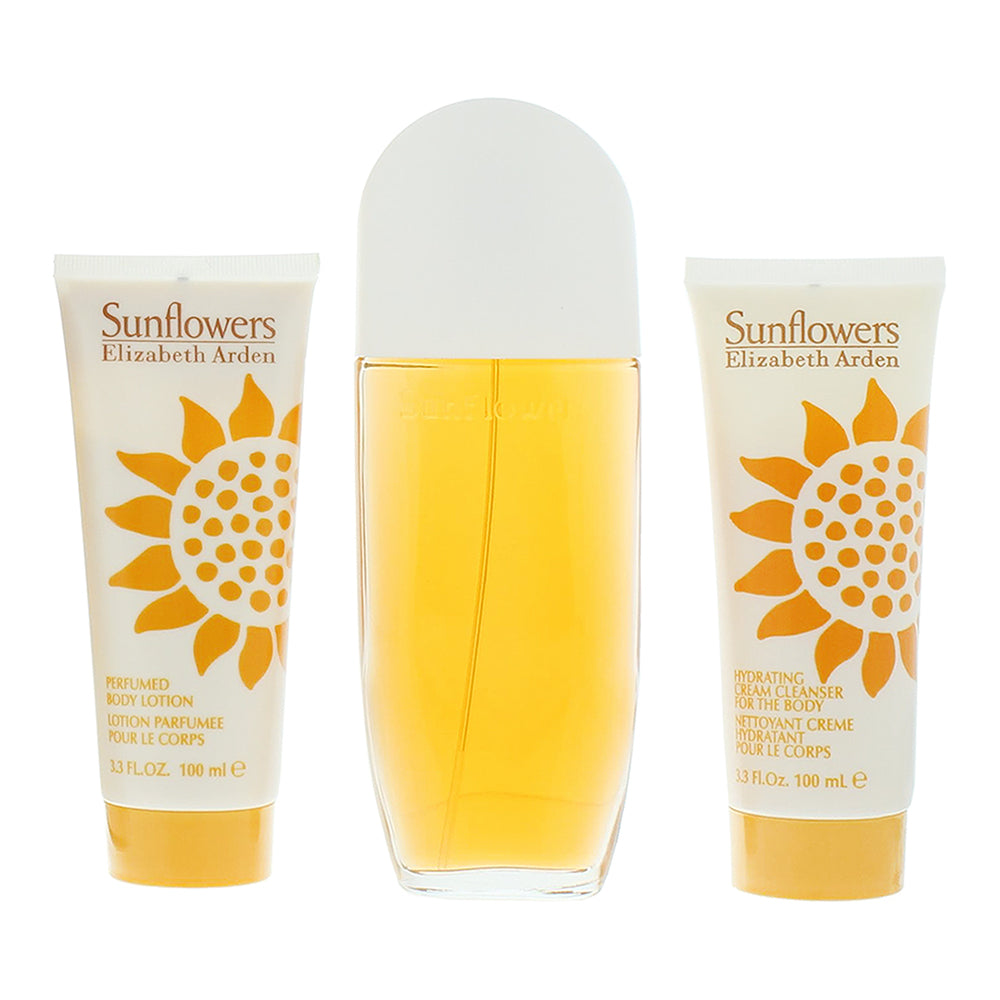Elizabeth Arden Sunflowers 3 Piece Gift Set: Eau de Toilette 100ml - Body Lotion - Product