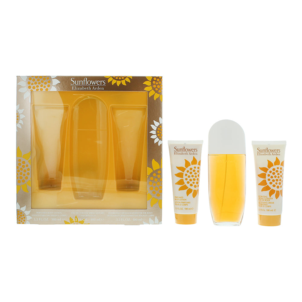 Elizabeth Arden Sunflowers 3 Piece Gift Set: Eau de Toilette 100ml - Body Lotion