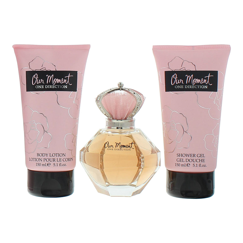 One Direction Our Moment 3 Piece Gift Set: Eau de Parfum 100ml - Shower Gel 150m - Product