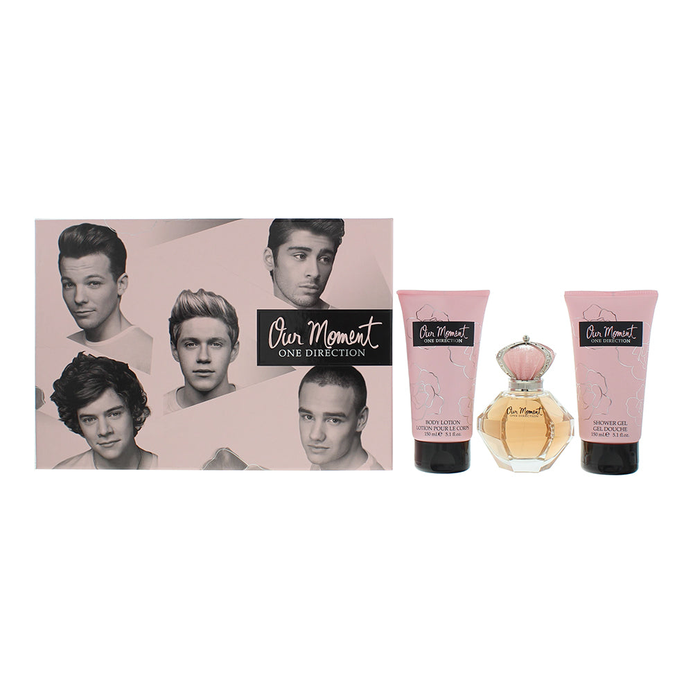 One Direction Our Moment 3 Piece Gift Set: Eau de Parfum 100ml - Shower Gel 150m