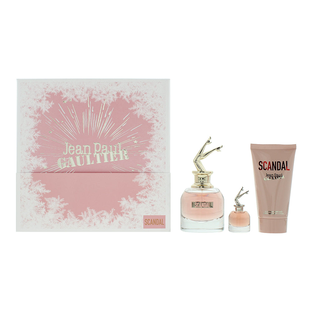 Jean Paul Gaultier Scandal 3 Piece Gift Set: Eau de Parfum 50ml - Body Lotion 75