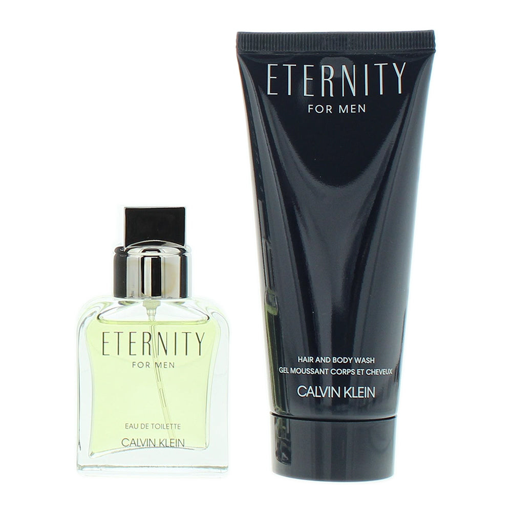 Calvin Klein Eternity For Men 2 Piece Gift Set: Eau de Toilette 30ml - Body Wash - Product