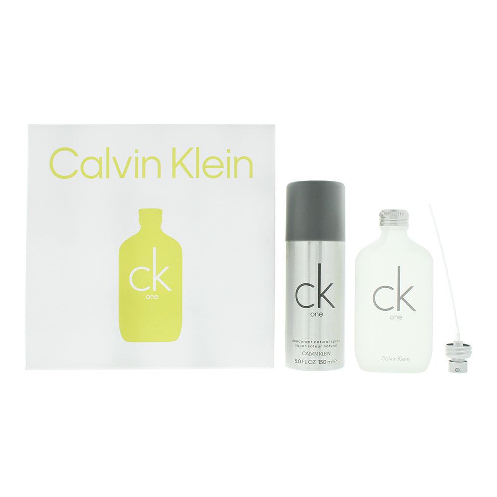 Calvin Klein Ck One 2 Piece Gift Set: Eau de Toilette 100ml - Deodorant Spray 15