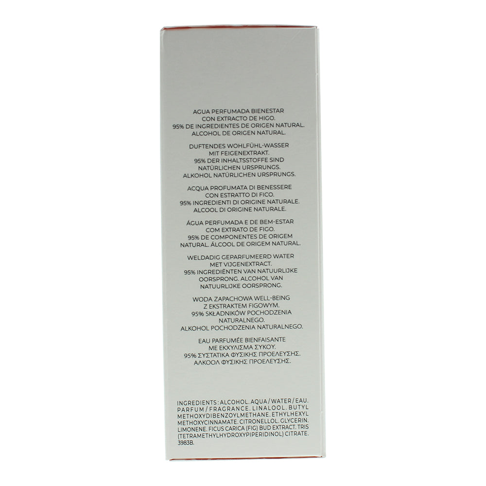 Roger & Gallet Fleur De Figuier Fragrant Wellbeing Water 100ml - Ingredients