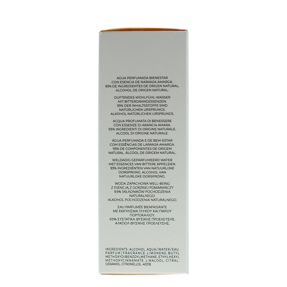 Roger & Gallet Bois D'orange Fragrant Wellbeing Water 100ml - Ingredients