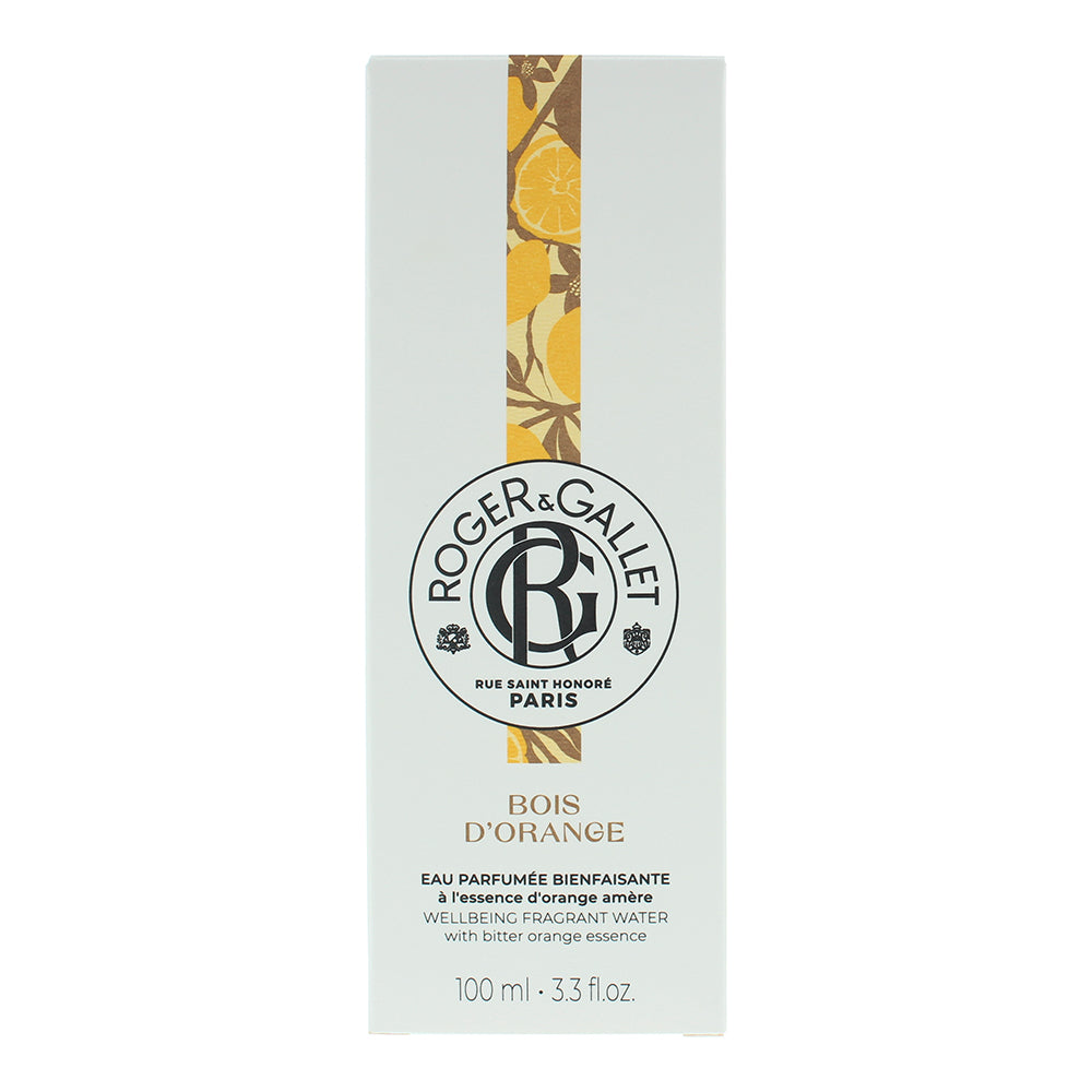 Roger & Gallet Bois D'orange Fragrant Wellbeing Water 100ml - Box