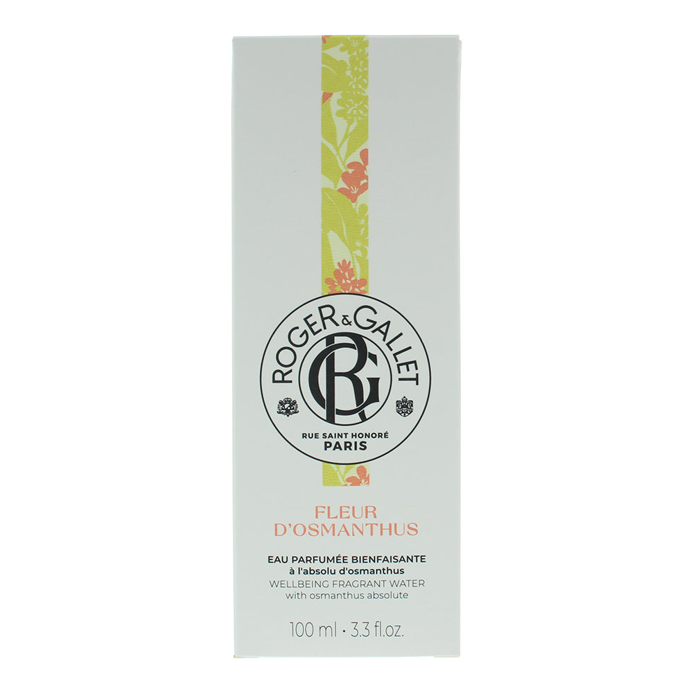 Roger & Gallet Fleur D'osmanthus Fragrant Wellbeing Water 100ml - Box