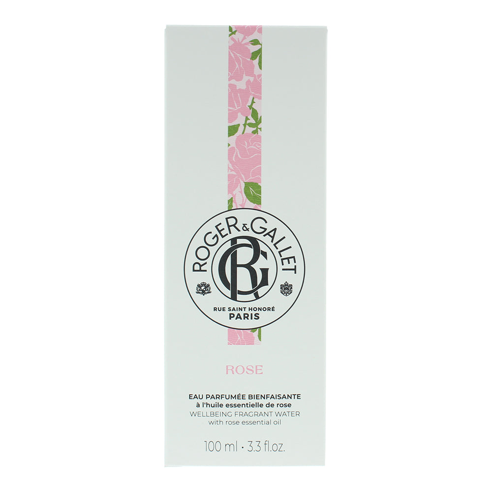 Roger & Gallet Rose Fragrant Wellbeing Water 100ml - Box