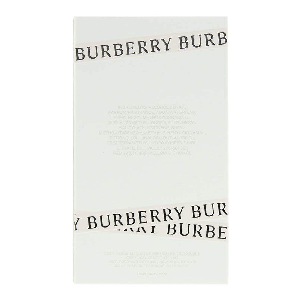 Burberry Her Eau de Parfum 50ml - Ingredients
