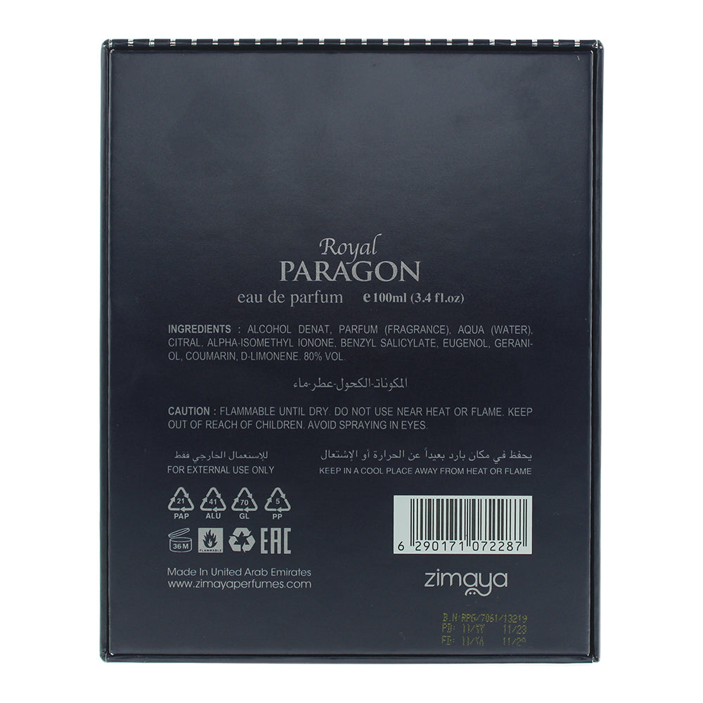 Zimaya Royal Paragon Eau De Parfum 100ml
