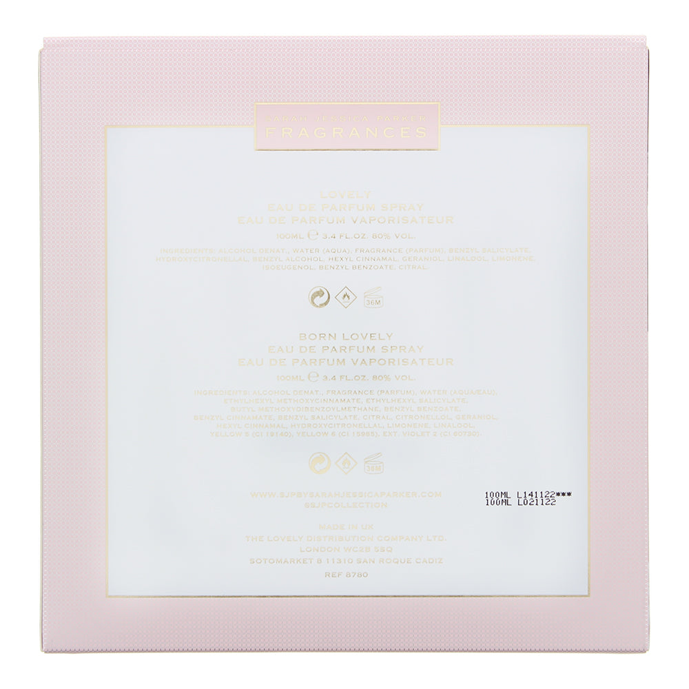 Sarah Jessica Parker Lovely 2 Piece Gift Set: Eau de Parfum 100ml - Eau de Parfu