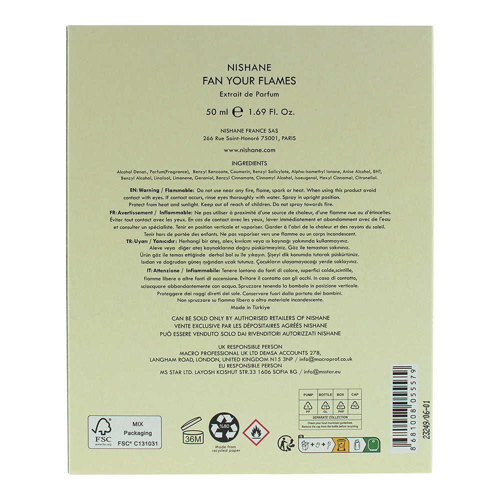 Nishane Fan Your Flames Extrait de Parfum 50ml