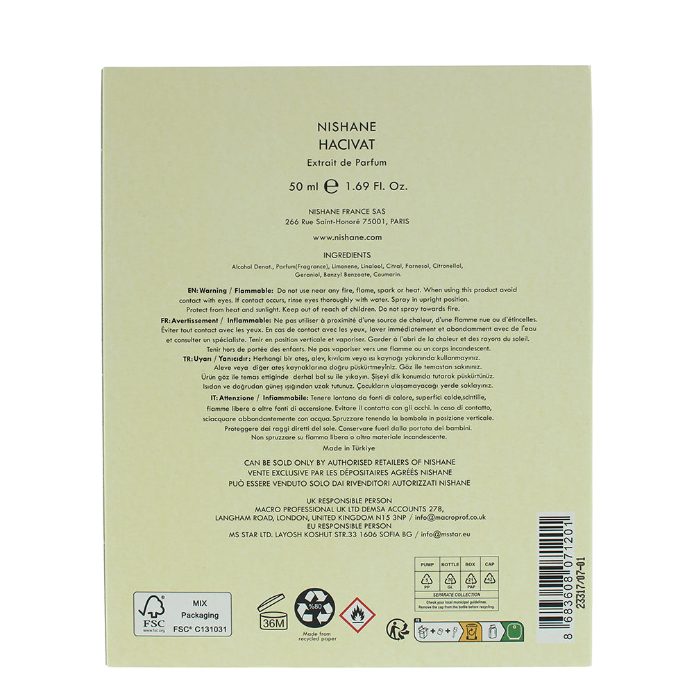 Nishane Hacivat Extrait de Parfum 50ml