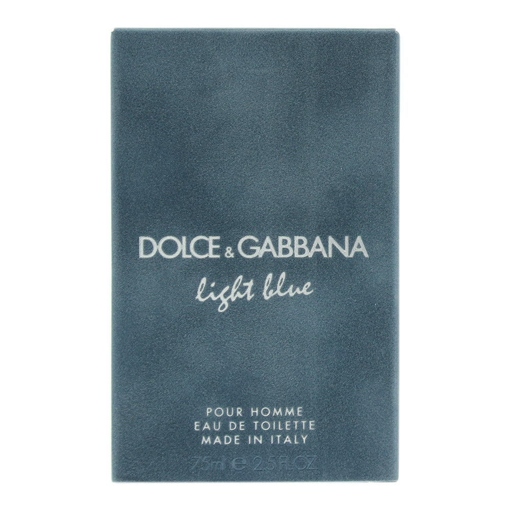 Dolce & Gabbana Light Blue Pour Homme Eau de Toilette 75ml - Box