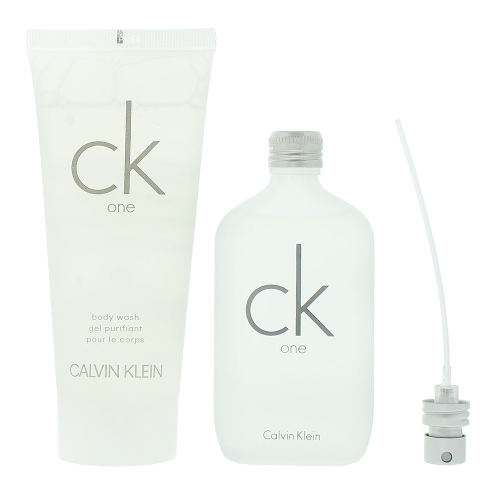 Calvin Klein Ck One 2 Piece Gift Set: Eau de Toilette 50ml - Shower Gel 100ml - Product