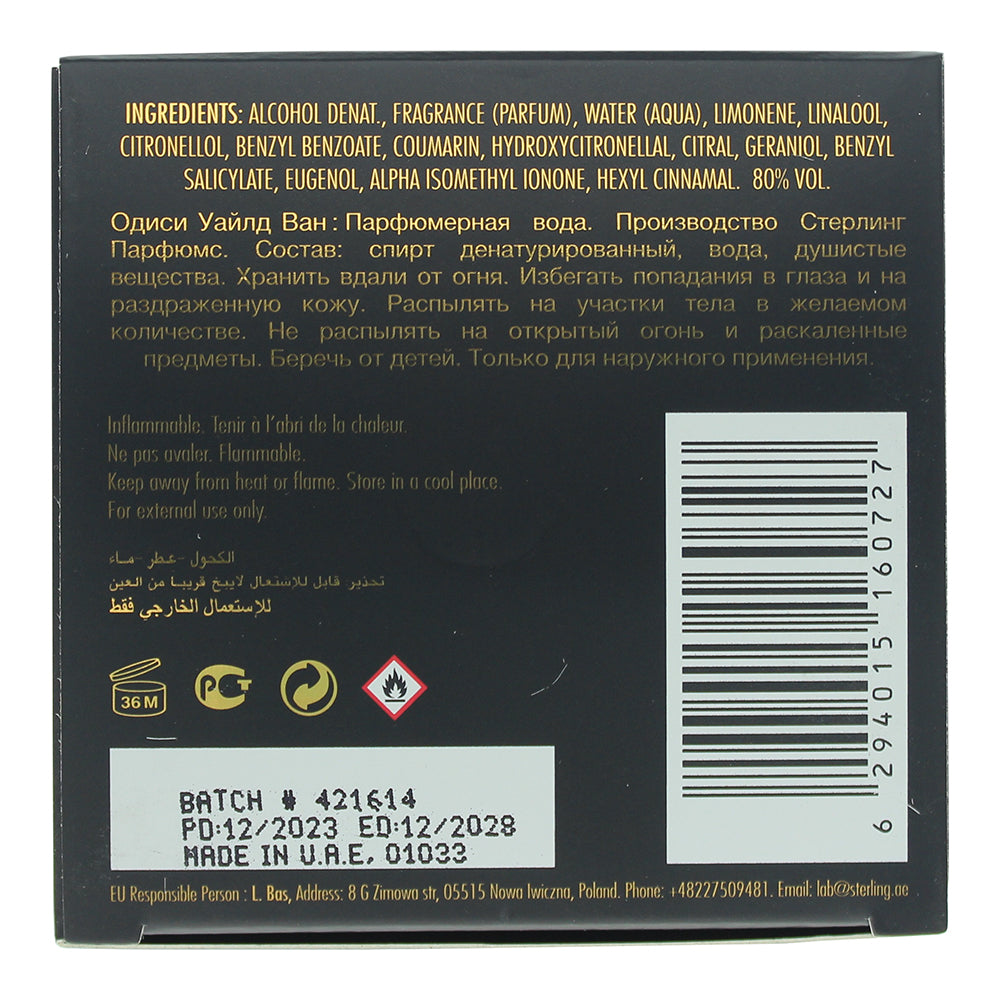 Armaf Odyssey Wild One Gold Men Eau De Parfum 100ml