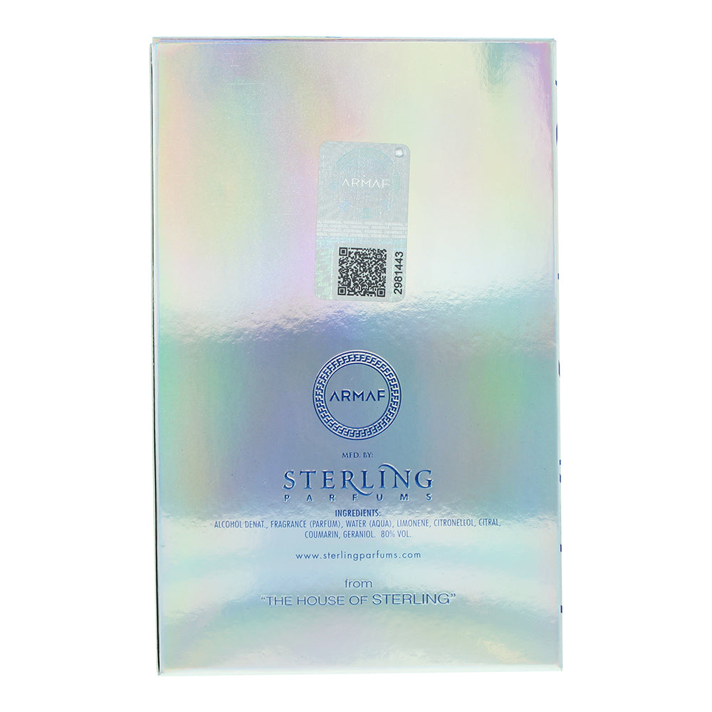 Armaf Club De Nuit Blue Iconic Eau de Parfum 105ml - Ingredients