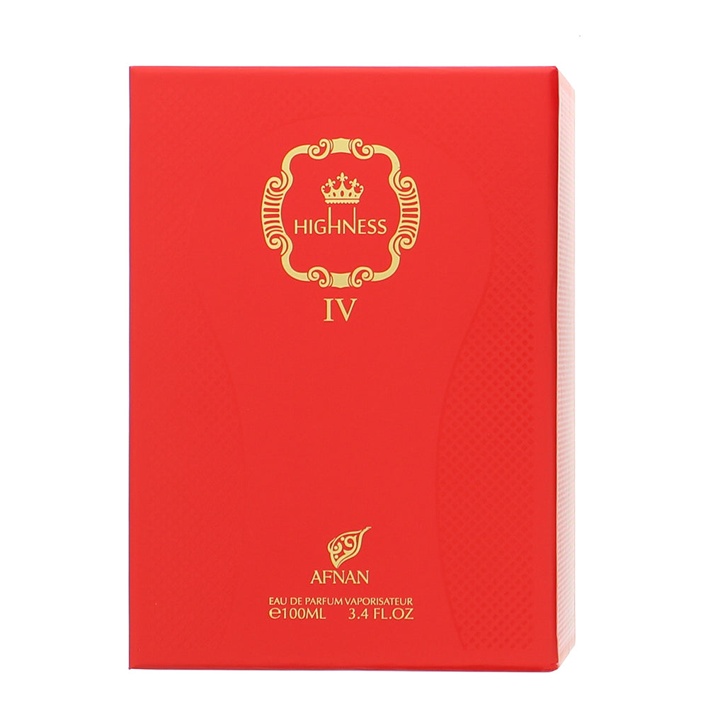 Afnan Highness IV Red Eau de Parfum 100ml - Box