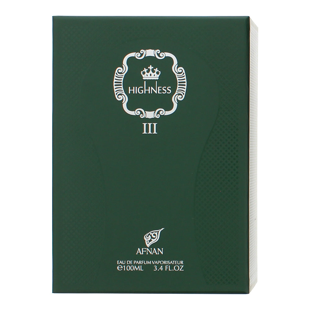Afnan Highness III Green Eau de Parfum 100ml - Box