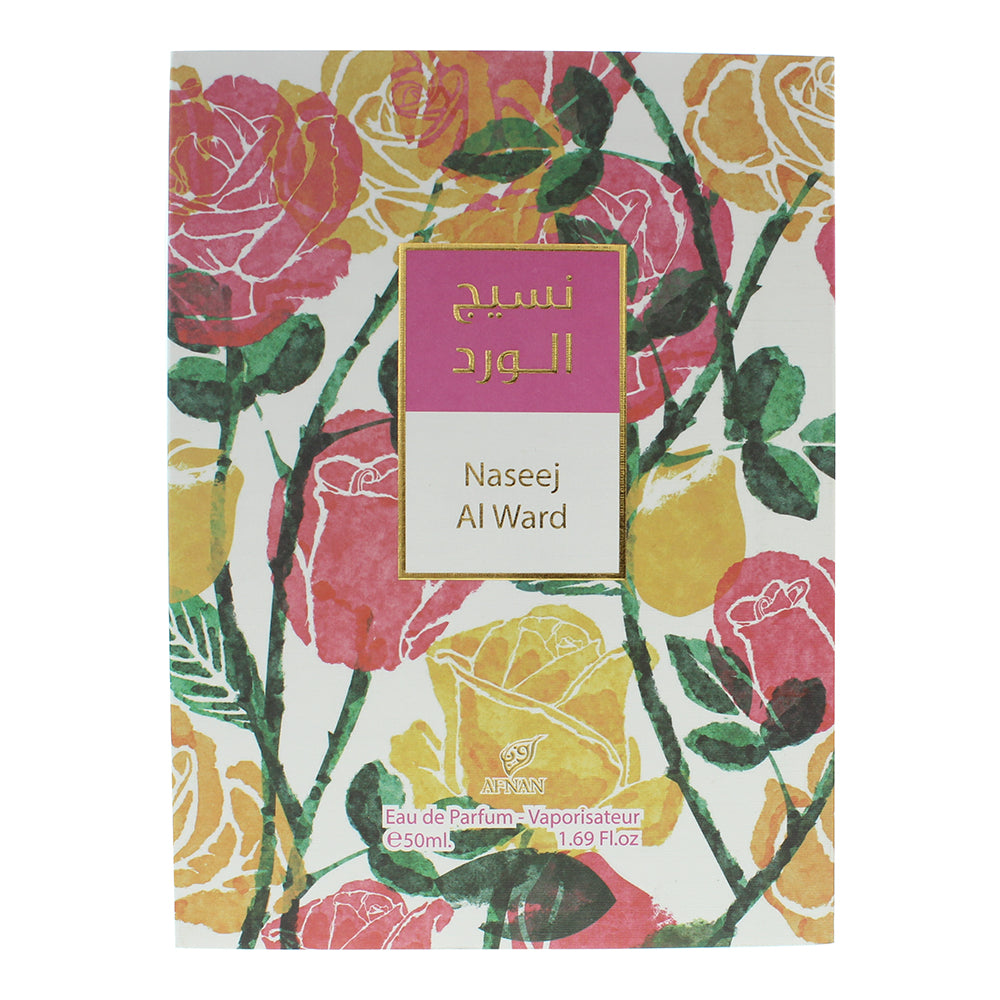 Afnan Naseej Al Ward Eau de Parfum 50ml - Box