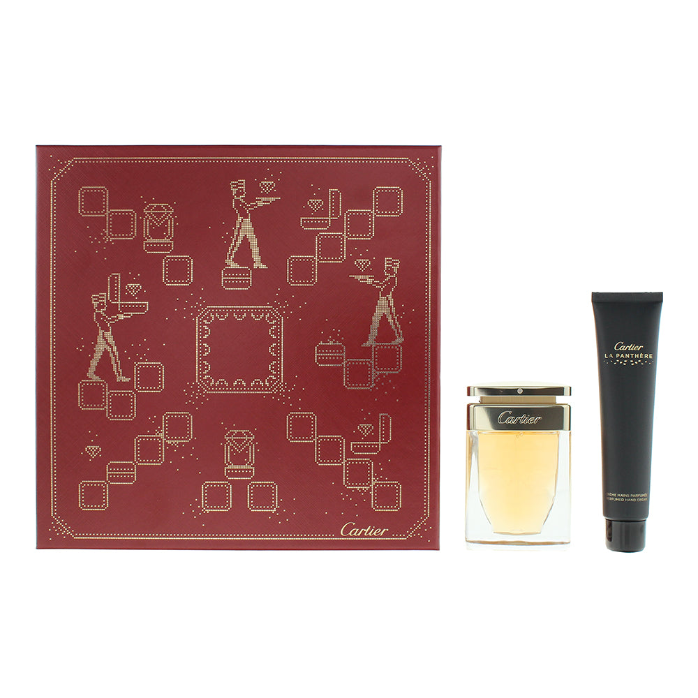 Cartier La Panthère 2 Piece Gift Set: Eau de Parfum 50ml - Hand Cream 40ml