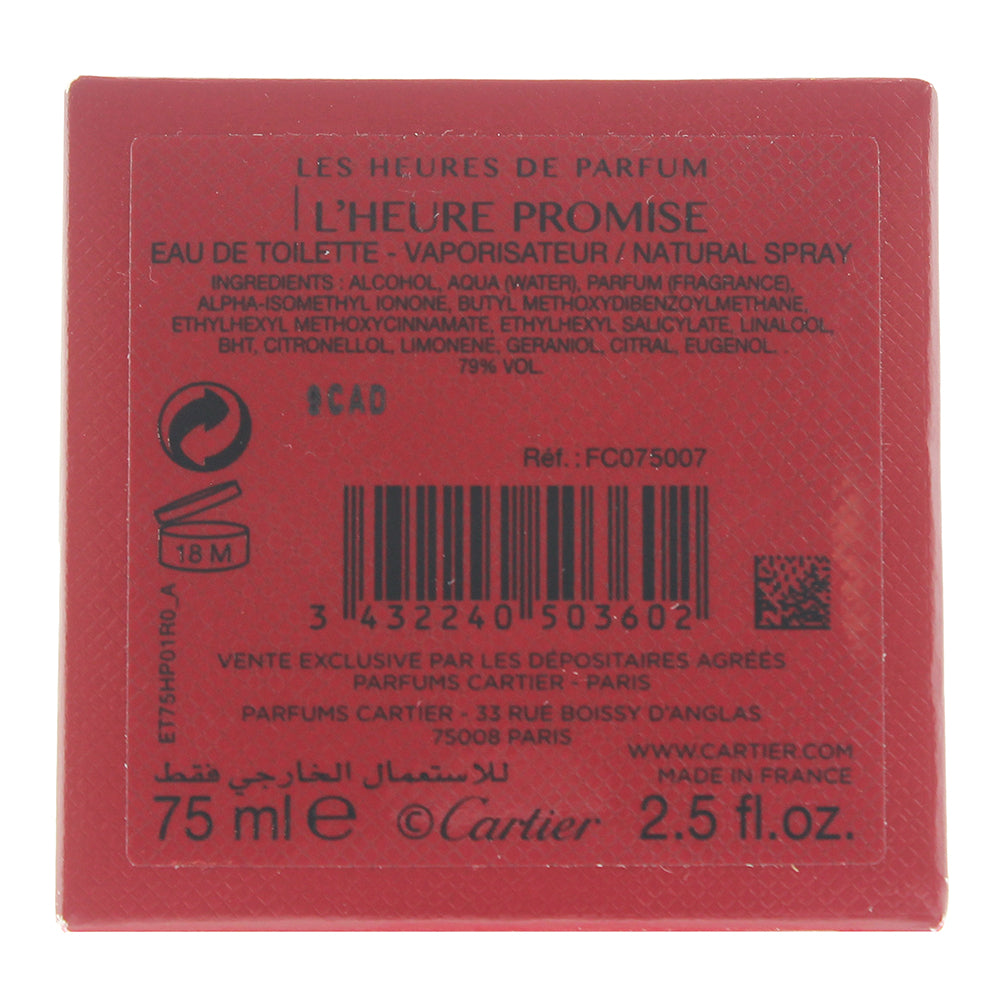 Cartier L'heure Promise I Eau de Toilette 75ml