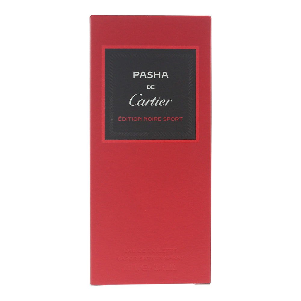 Cartier Pasha De Cartier Edition Noire Sport Eau de Toilette 100ml - Box