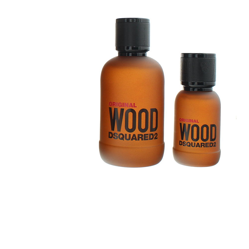 Dsquared2 Original Wood 2 Piece Gift Set: Eau de Parfum 100ml - Eau de Parfum 30 - Product
