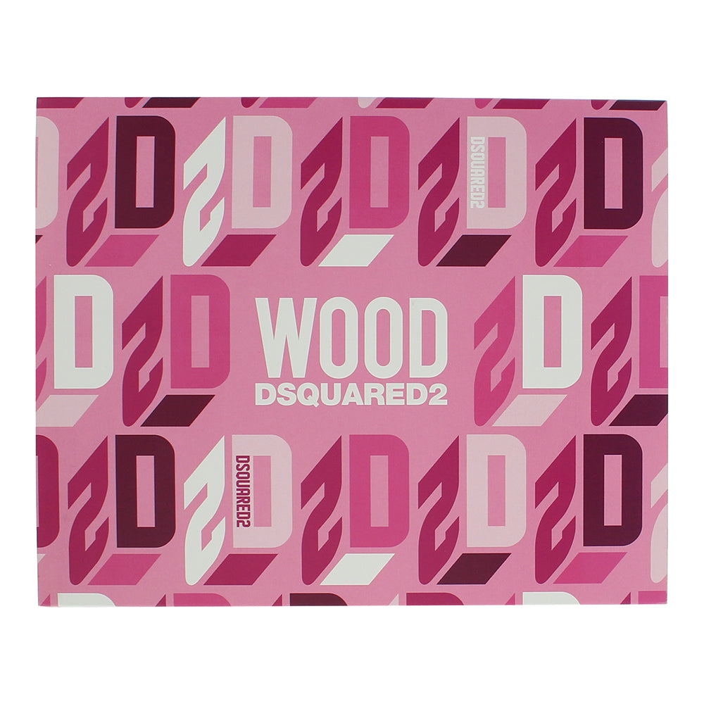 Dsquared2 Wood 3 Piece Gift Set: Eau de Toilette 50ml - Shower Gel 50ml - Body L - Box