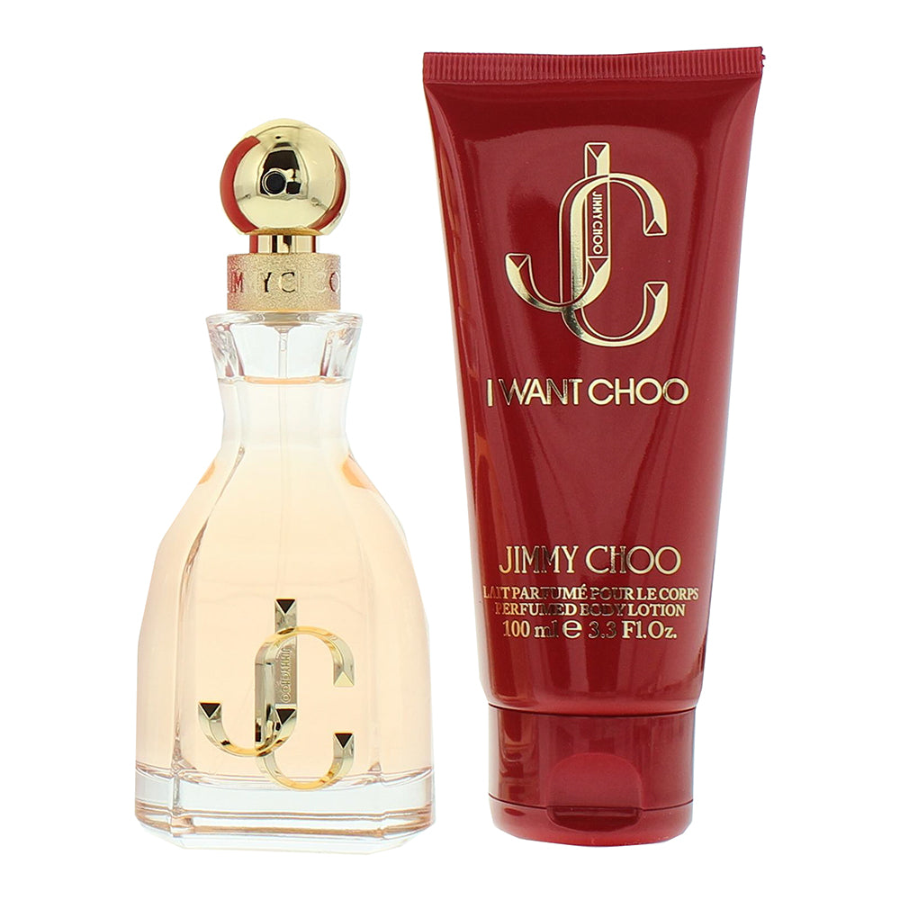 Jimmy Choo I Want Choo 2 Piece Gift Set: Eau de Parfum 60ml - Body Lotion 100ml - Product
