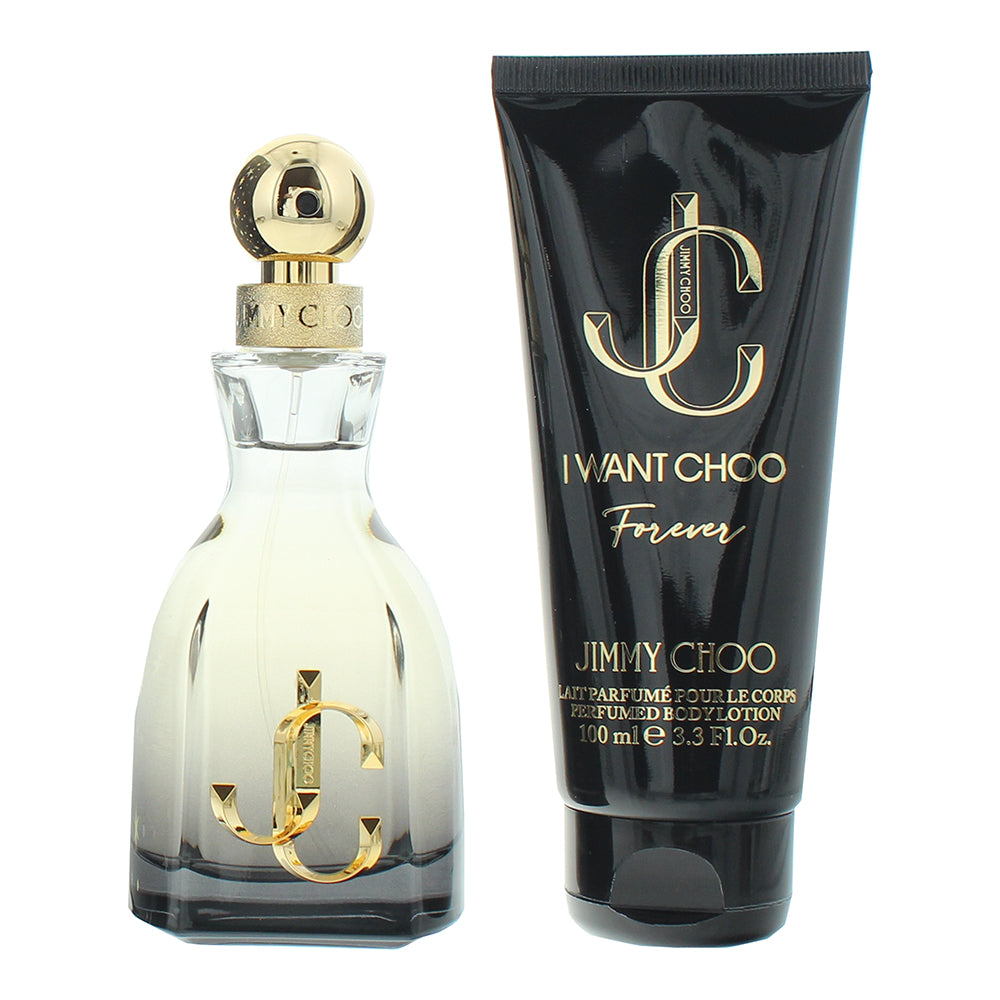 Jimmy Choo I Want Choo Forever 2 Piece Gift Set: Eau de Parfum 60ml - Body Lotio - Product