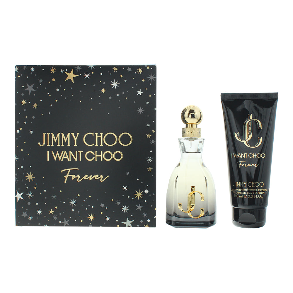 Jimmy Choo I Want Choo Forever 2 Piece Gift Set: Eau de Parfum 60ml - Body Lotio