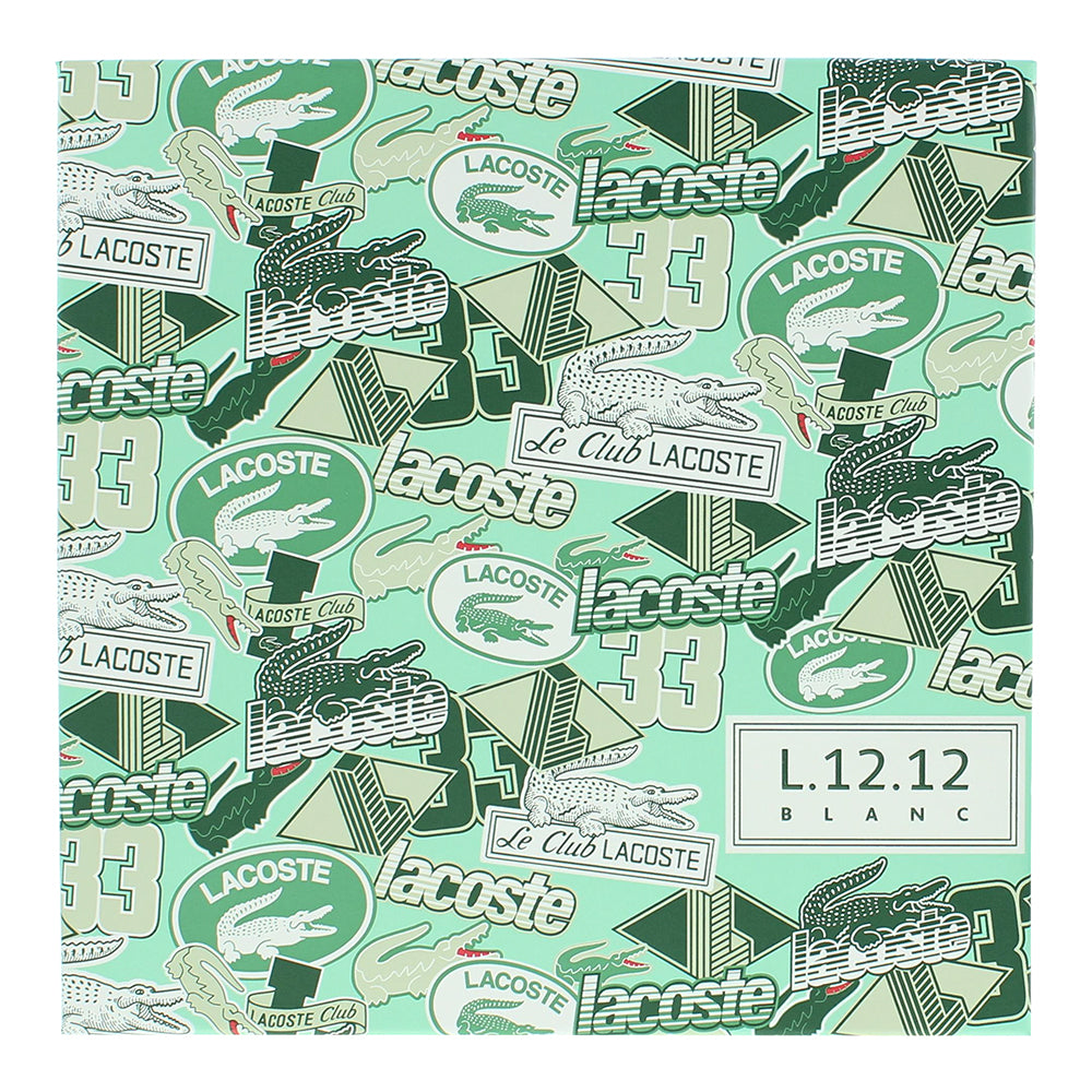 Lacoste Eau De Lacoste L.12.12 Blanc 2 Piece Gift Set: Eau de Toilette 50ml - Sh - Box