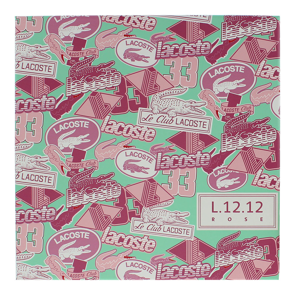 Lacoste Eau de Lacoste L.12.12 Rose 2 Piece Gift Set: Eau de Parfum 50ml - Body  - Box