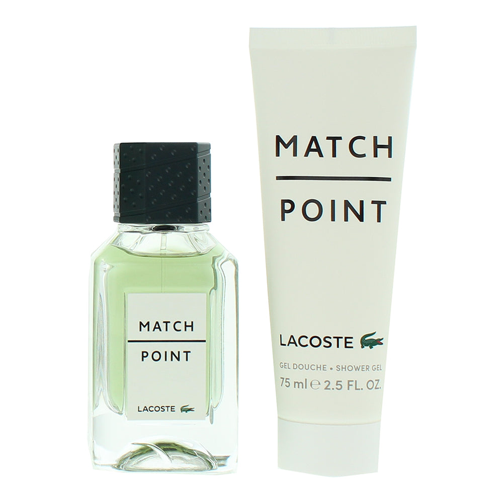 Lacoste Match Point 2 Piece Gift Set: Eau de Toilette 50ml - Shower Gel 75ml - Product