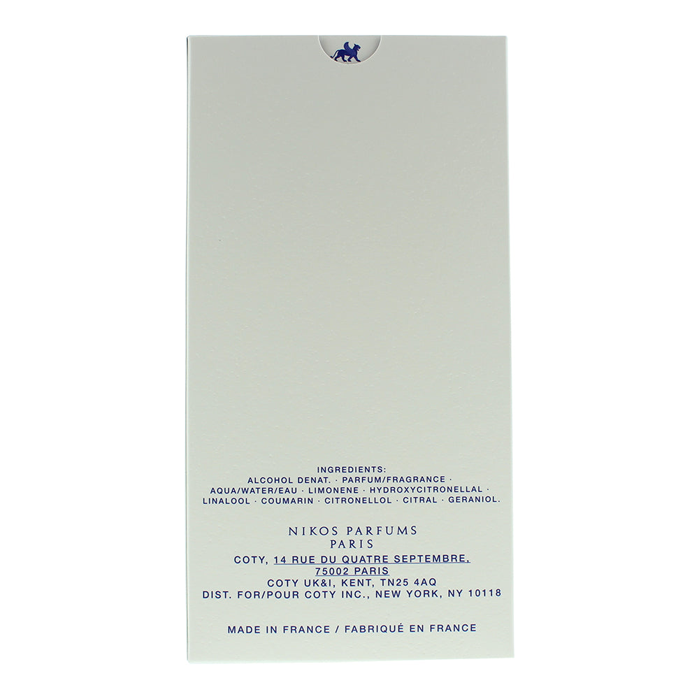 Nikos Sculpture Eau de Parfum 100ml - Ingredients