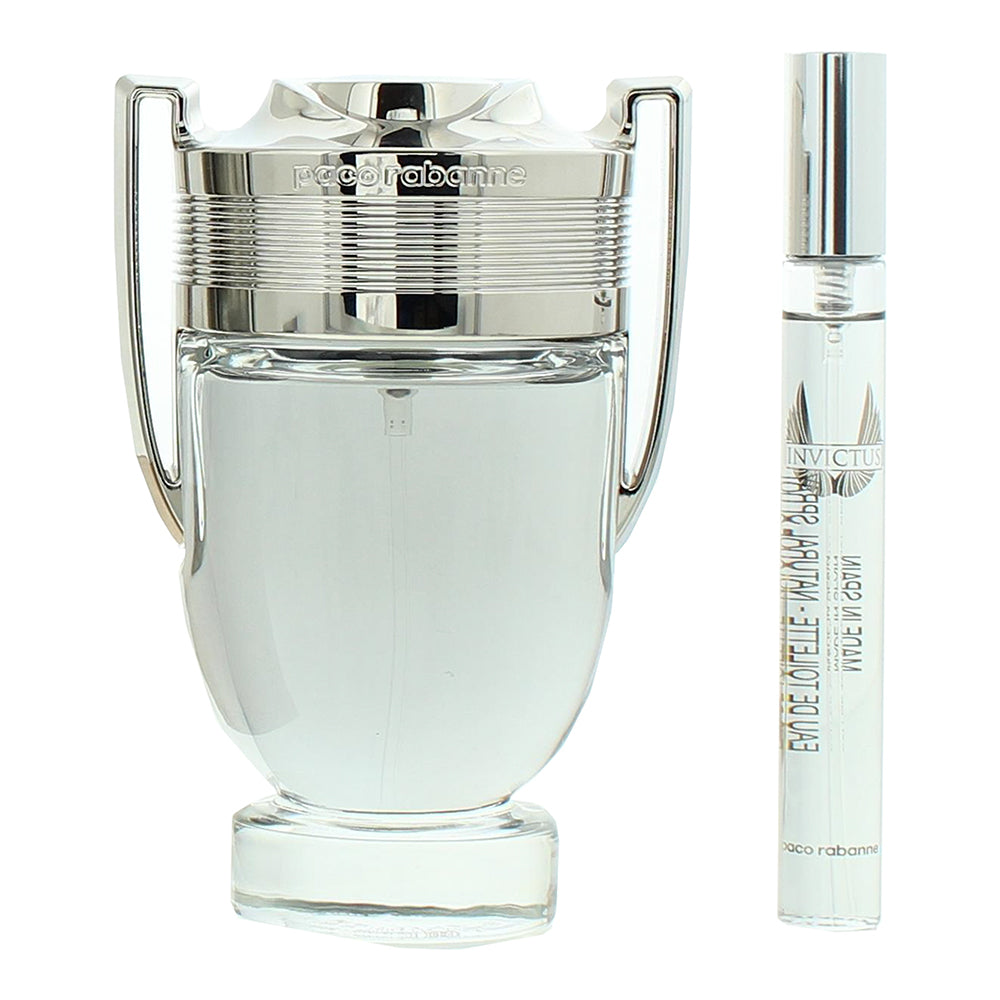 Paco Rabanne Invictus 2 Piece Gift Set: Eau de Toilette 100ml - Eau de Toilette  - Product
