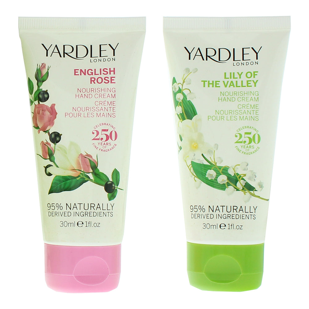 Yardley Hand Cream Duo Set: English Lavender 50ml - English Rose 50ml - Product