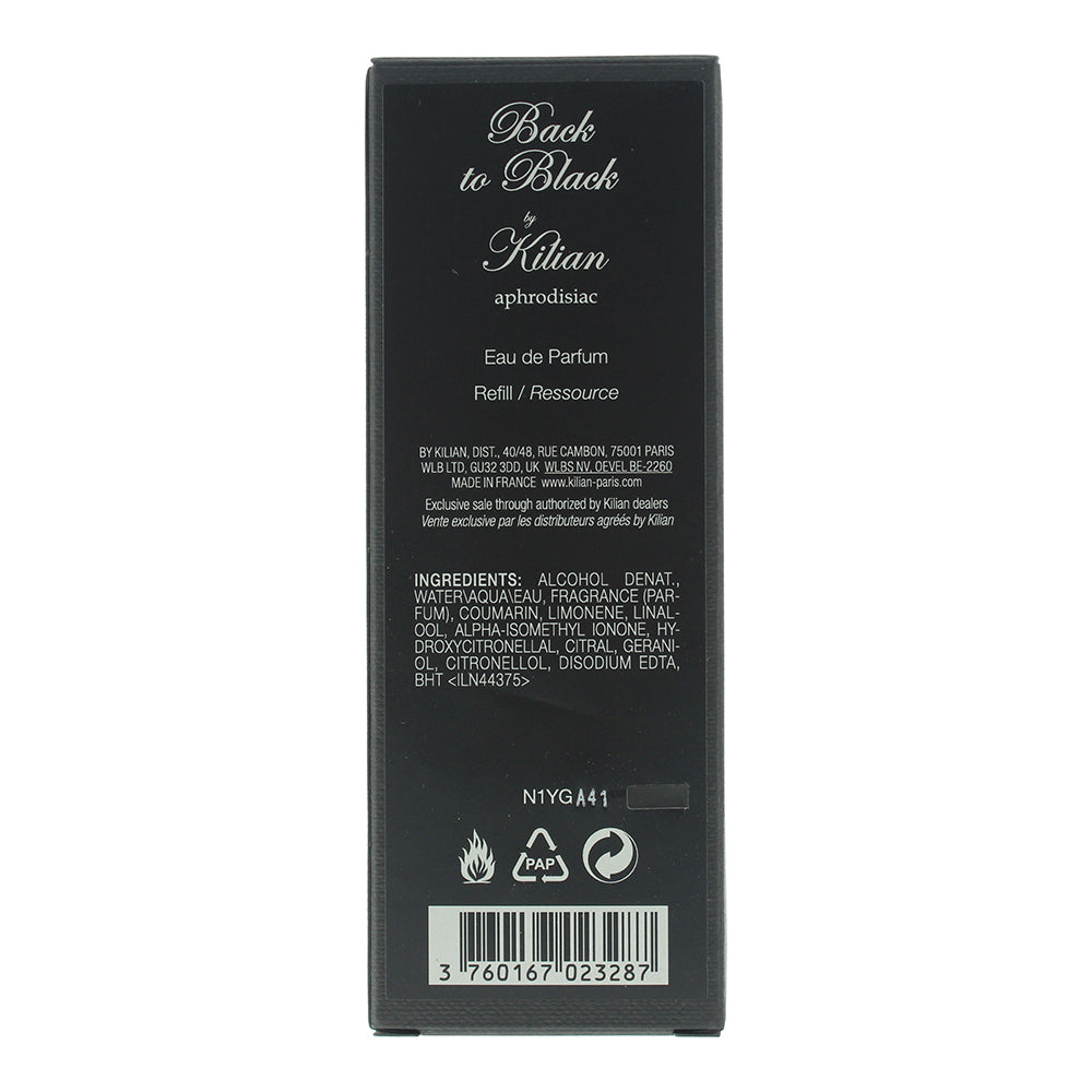 Kilian Back To Black Refill Eau de Parfum 50ml
