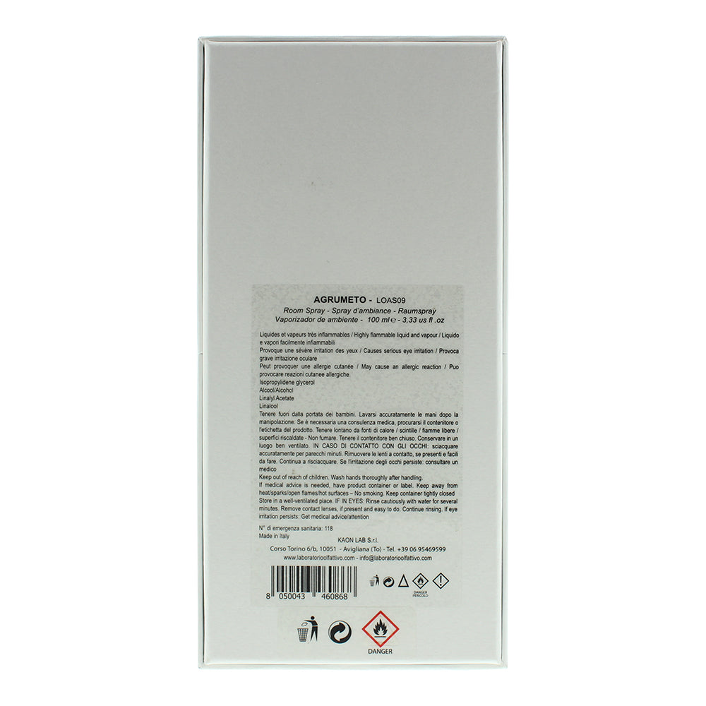 Laboratorio Olfattivo Agrumeto Room Spray 100ml