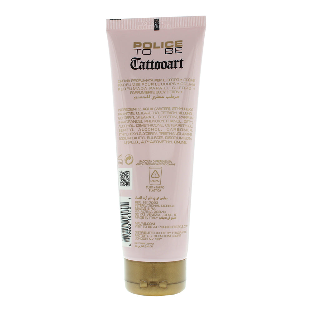 Police To Be Tattooart Perfumed Body Lotion 100ml
