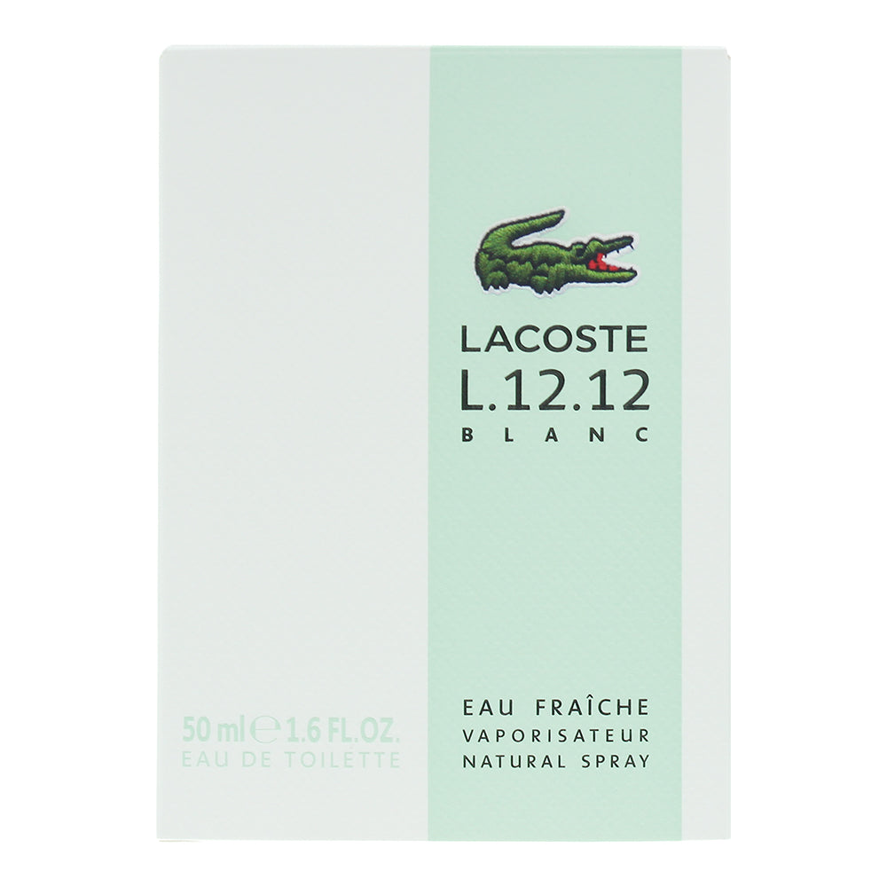 Lacoste Eau De Lacoste L.12.12 Blanc Eau Fraiche Eau de Toilette 50ml - Box