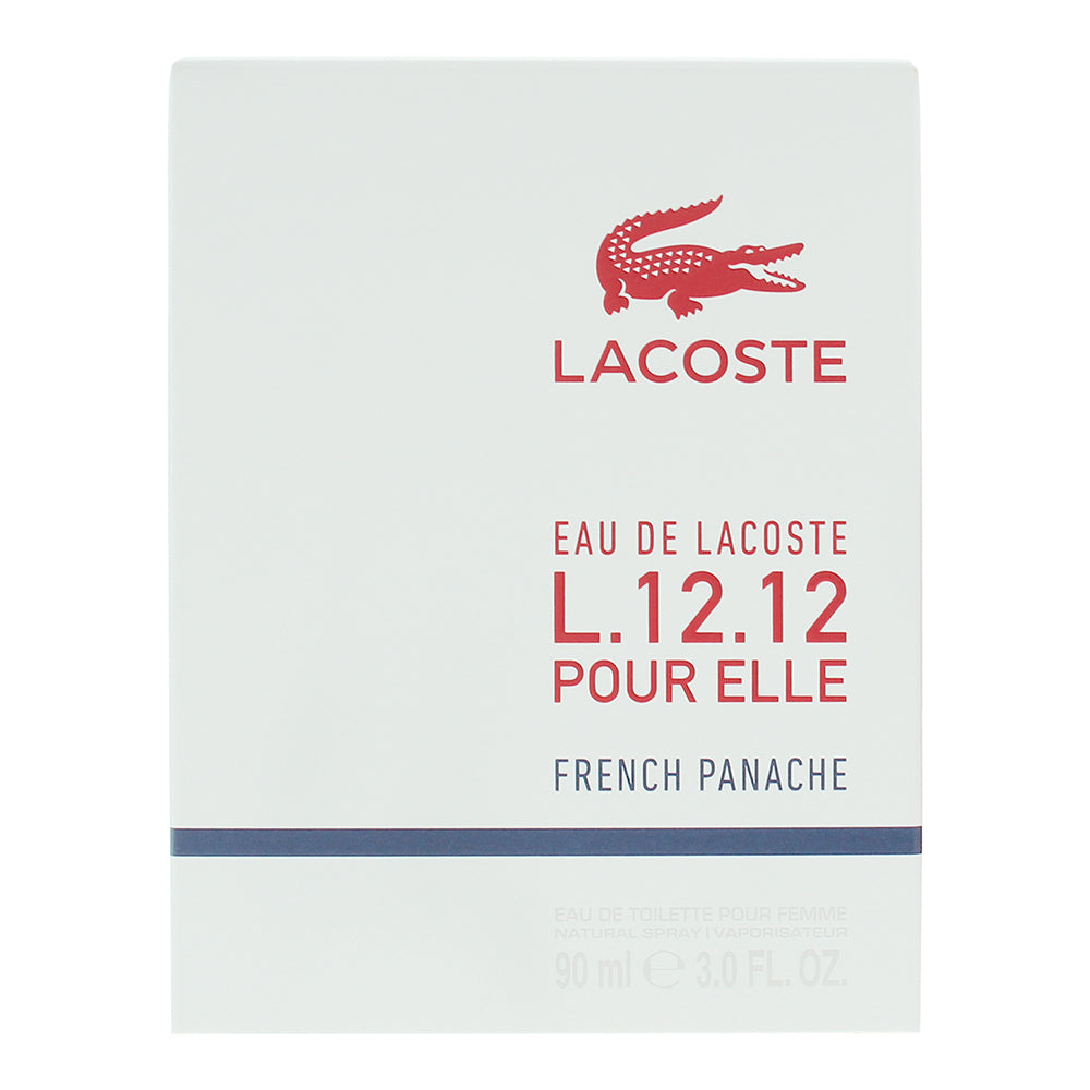 Lacoste Eau De Lacoste L.12.12 Pour Elle French Panache Eau de Toilette 90ml