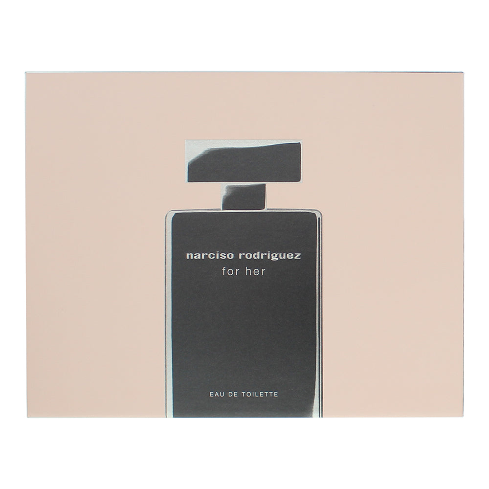 Narciso Rodriguez For Her 3 Piece Gift Set: Eau de Toilette 50ml - Body Lotion 5 - Box