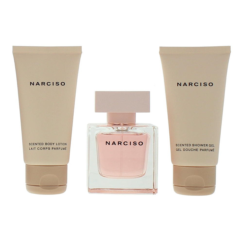 Narciso Rodriguez Cristal 3 Piece Gift Set: Eau de Parfum 50ml - Body Lotion 50m - Product