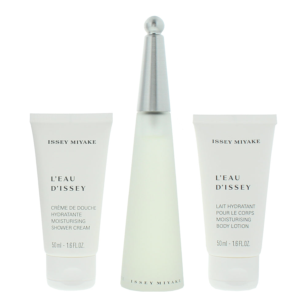 Issey Miyake Eau D'issey 3 Piece Gift Set: Eau de Toilette 50ml - Body Lotion 50 - Product