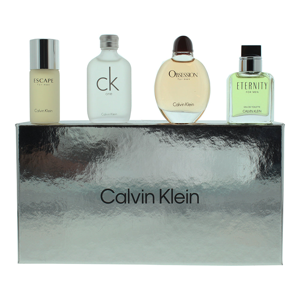 Calvin Klein Men Mini 4 Piece Gift Set: Eau de Toilette 4 x 15ml